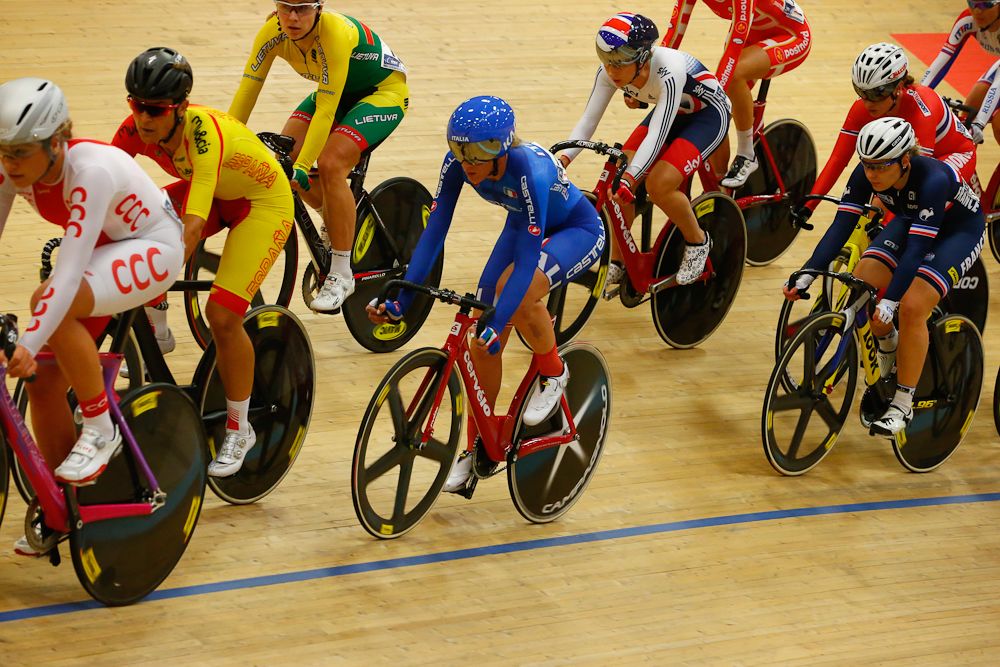 The women's elimination race