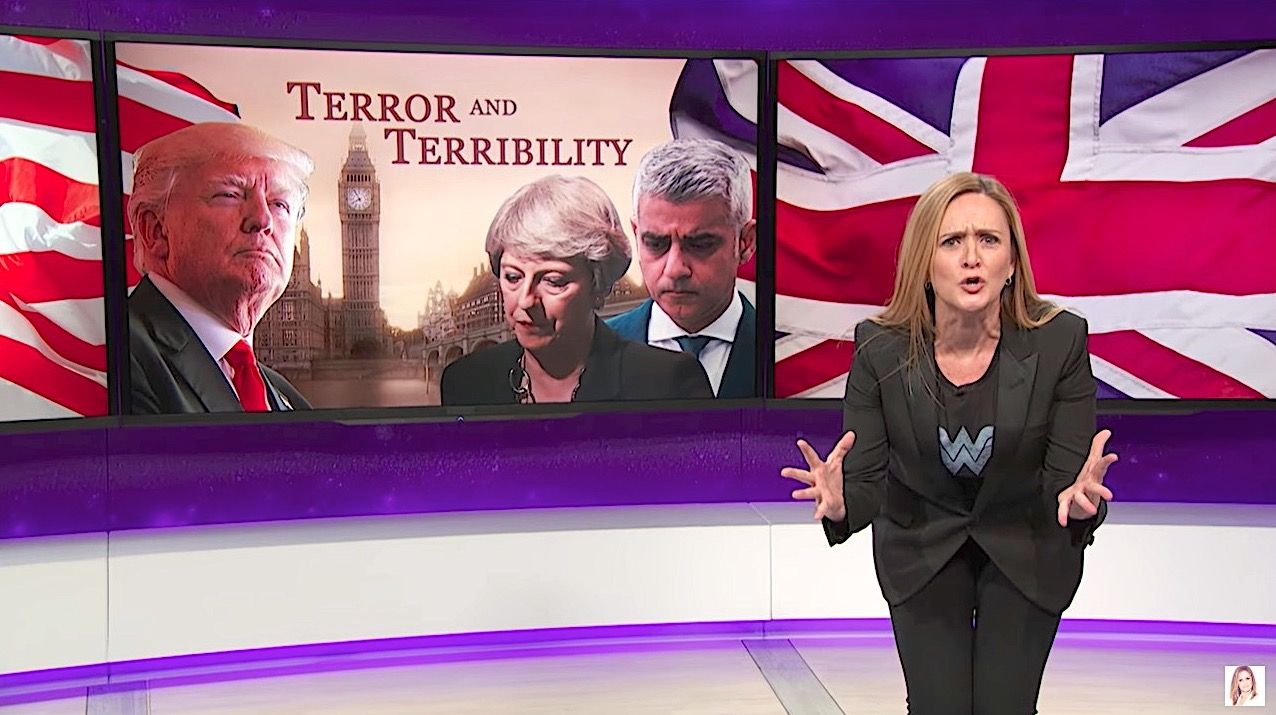 Samantha Bee hits Trump terrorism tweeting