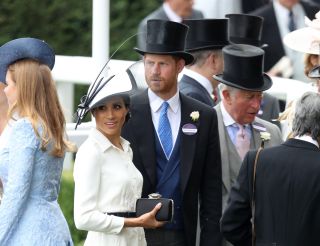 Prince Harry and Meghan Markle and Prince Charles