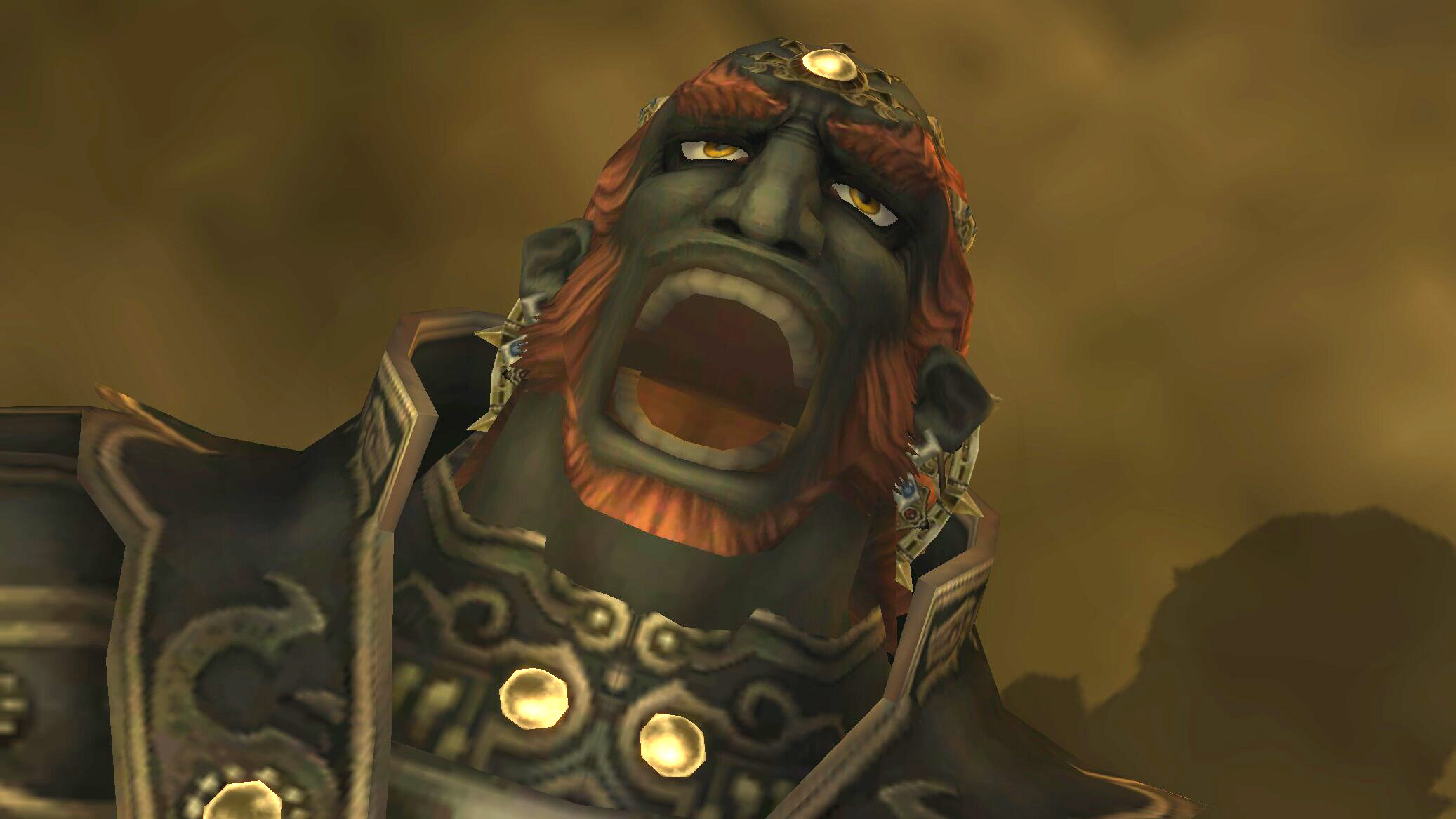 Ganondorf in Twilight Princess yelling