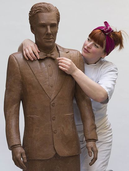 Benedict Cumberbatch in chocolate