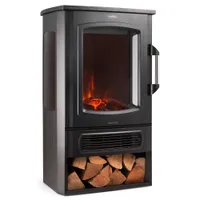 VonHaus Electric Stove with Log Store