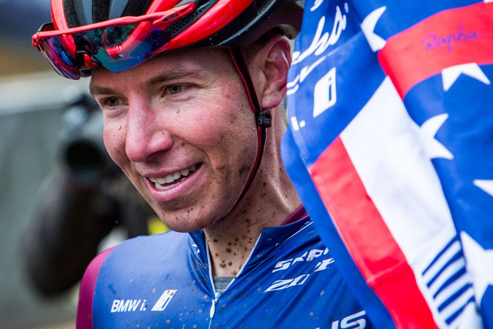 Jeremy Powers (Aspire Racing) happy after taking another National Championships win