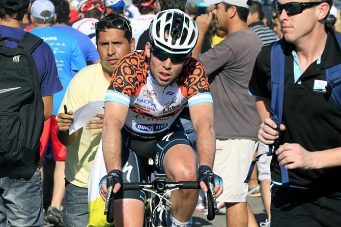 Mark Cavendish (Omega Pharma-Quick Step) would surrender his leader's jersey to stage 2 winner Sacha Modolo.
