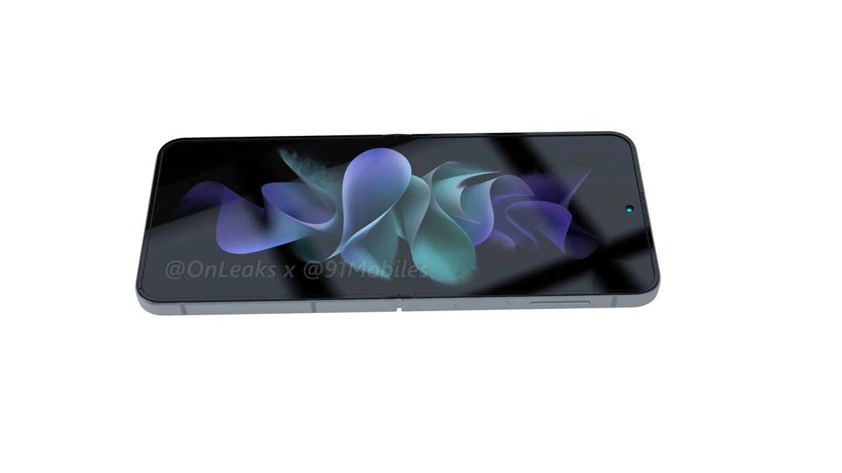 Samsung Galaxy Z Flip 4 leaked render
