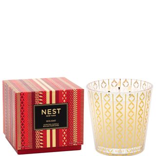 NEST New York Holiday Candle against a white background. 