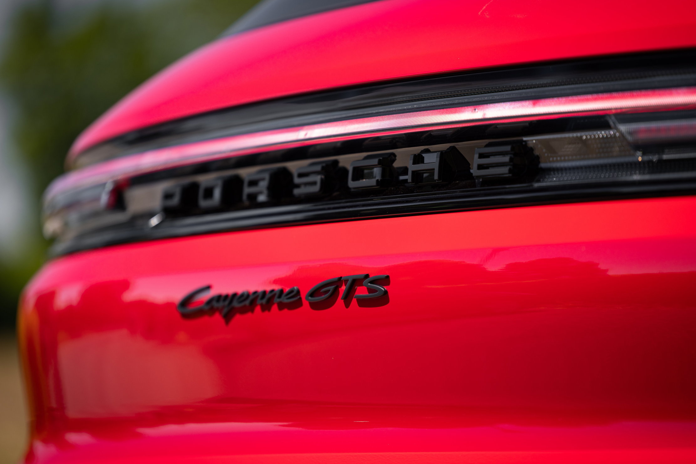 Interior views of the Porsche Cayenne