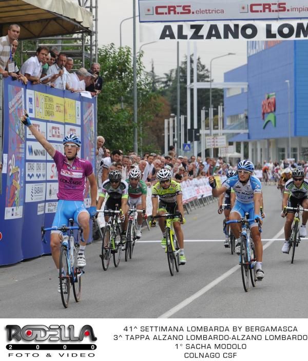 Sacha Modolo (Colnago CSF Inox) wins stage 3