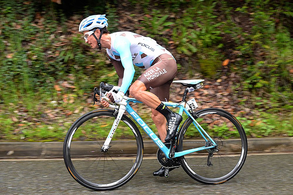 Alexis Vuillermoz (Fra) AG2R La Mondiale was 21st in the time trial