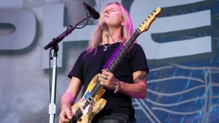 Jerry Cantrell of the American rock band Alice in Chains performs in concert during Sonisphere Festival on July 10, 2010 in Madrid, Spain.