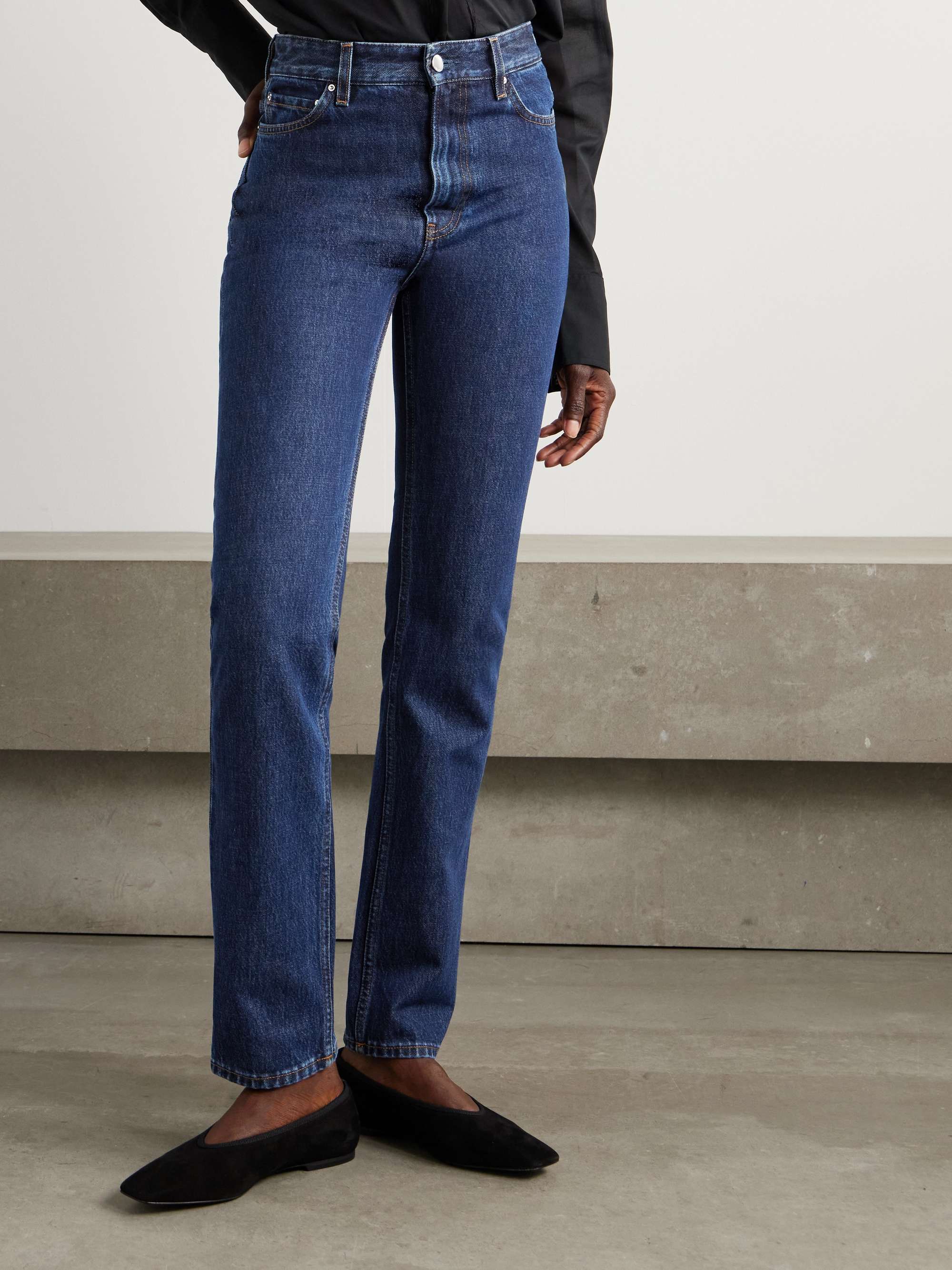 Garderob High-Rise Slim-Fit Organic Jeans