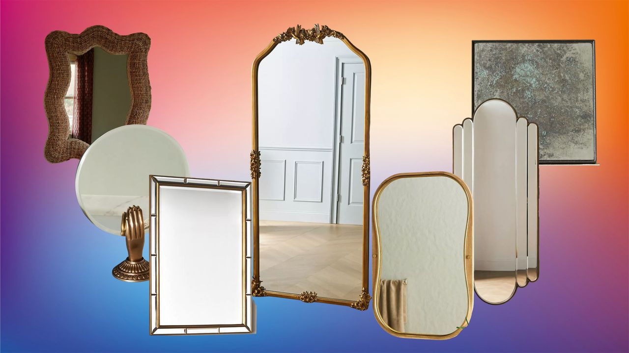 A curated selection of the best mirrors from Anthropologie&#039;s sale.