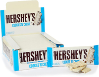 4. Hershey's Cookies ‘n’ Crème, White Chocolate Flavour with Cookie Pieces, Pack of 24 x 40g - (was £22.99) £15.11 | Amazon