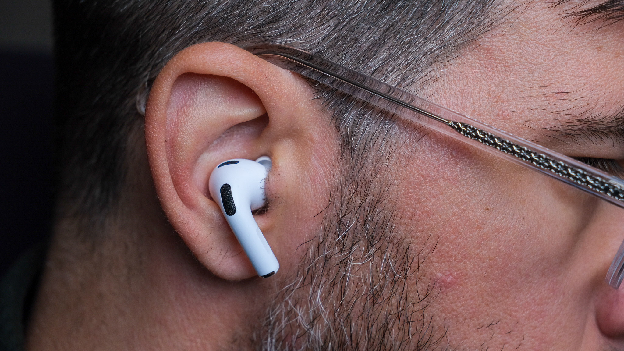 Apple AirPods Pro 3 in use