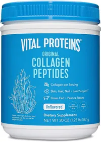 Vital Proteins Collagen Peptides Powder with Hyaluronic Acid and Vitamin C | Was $47.00, Now $39.99 at Amazon