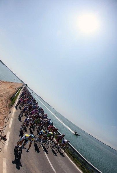 Giro d'Italia stage three starts from Grado.