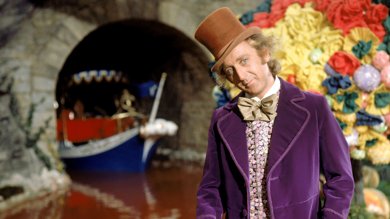 Gene Wilder en Willy Wonka y la fábrica de chocolate