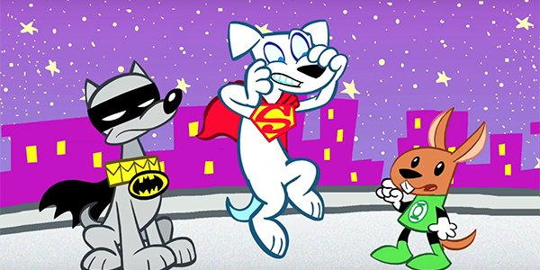 Ace, Krypto and B&#039;dg in DC Super Pets