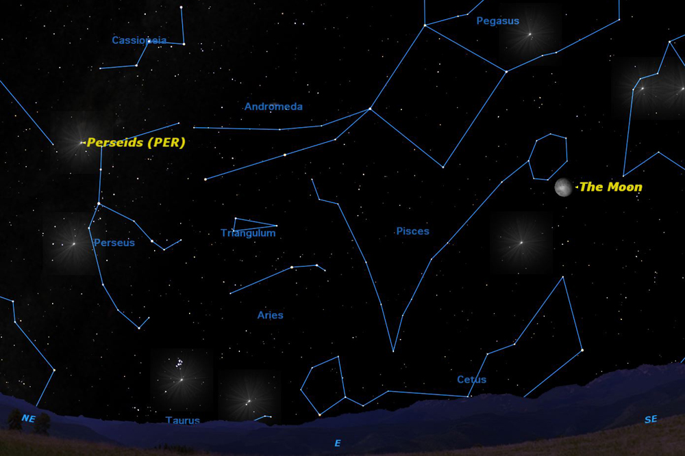 A particularly large bright Moon will interfere with viewing the Perseid meteor shower