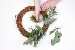 Christmas door wreath