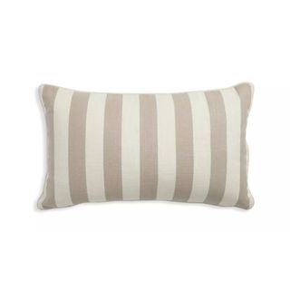 Habitat Striped Cushion - Neutral