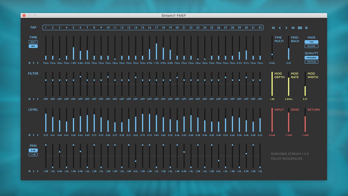 Design your own delays with Stream delay sequencer plugin from