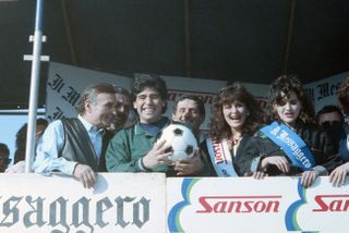 Diego Maradona at Tirreno-Adriatico 1990