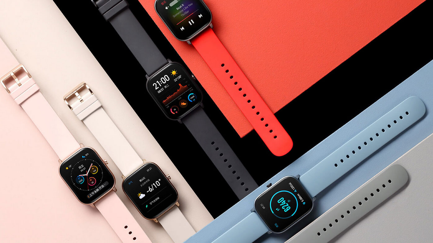 Cinturino Sportivo In Silicone Per Amazfit - Compatibile Con Bip 3, GTS 3, GTS 2e, GTS 2mini, GTR 42mm, Bip U, Pop, Pop Pro - Colore Vino Rosso, Regolabile Da 5,5 A 8,7 Pollici