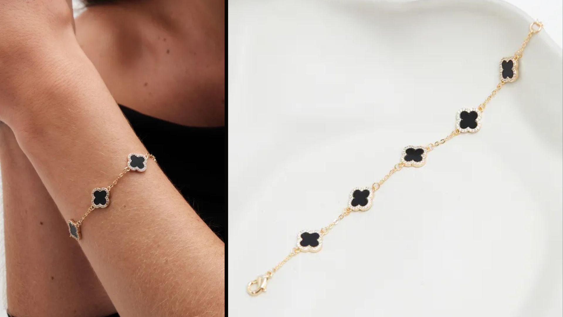 This Van Cleef Vintage Alhambra clover bracelet lookalike from Debenhams costs just £21