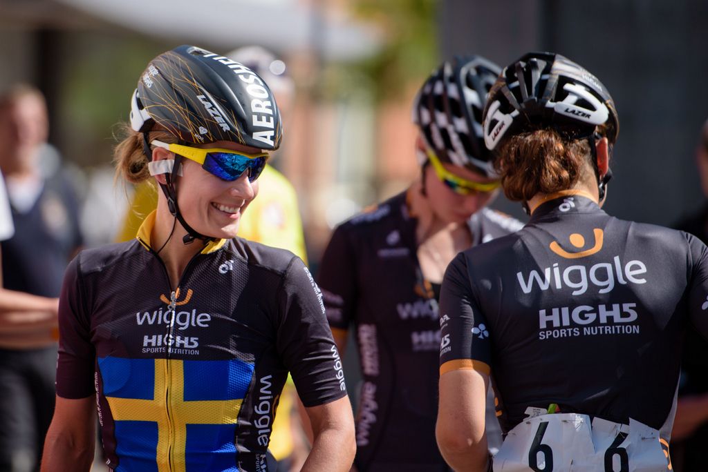 Swedish national champion Emma Johansson (Wiggle High5)