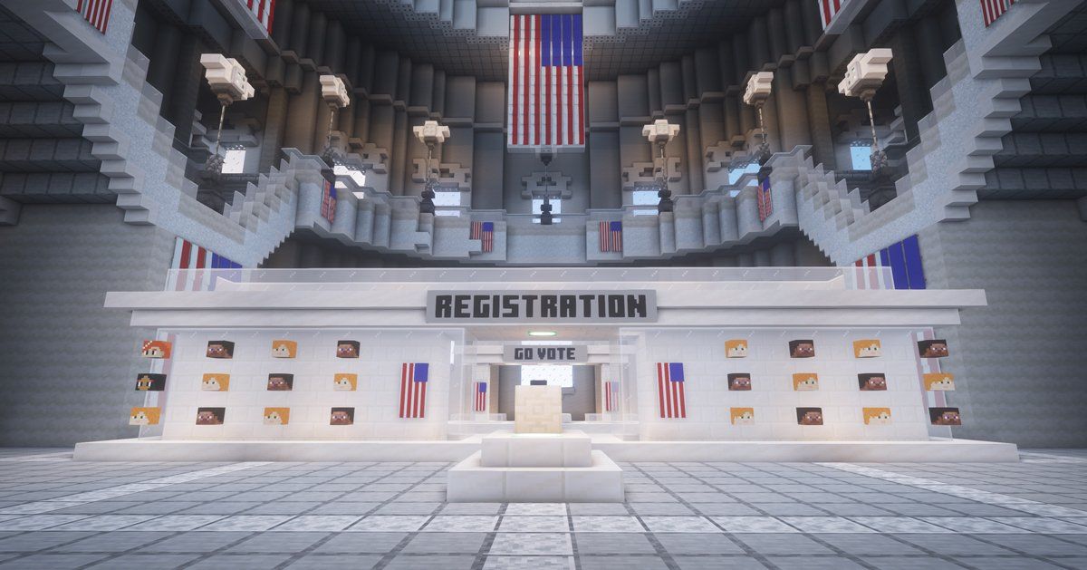 Minecraft Build The Vote