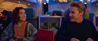 Love At First Sight stars Ben Hardy and Haley Lu RIchardson as lovestruck plane passengers.