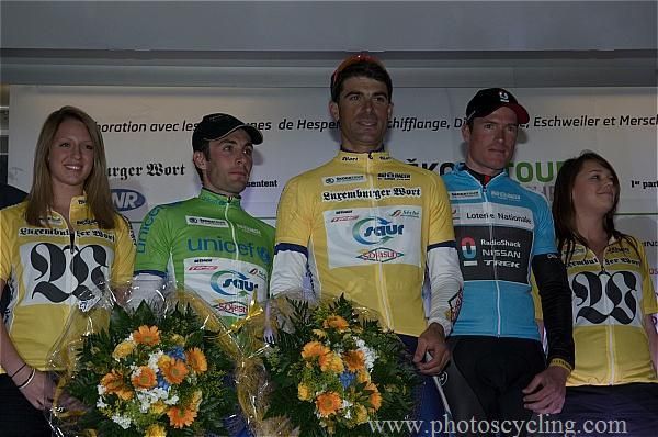 Jersey holders after the Skoda-Tour de Luxembourg prologue.