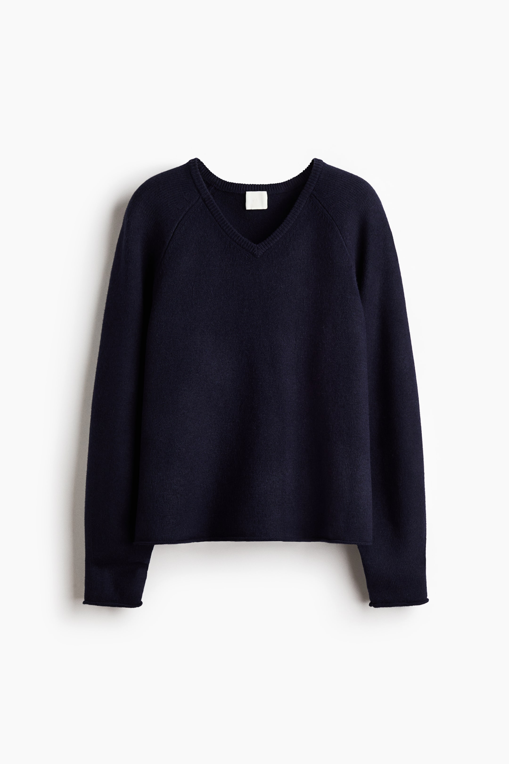 V-Neck Sweater - Navy Blue