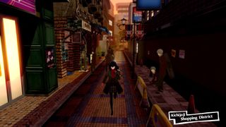 Image of Persona 5 Royal modded so that protagonist Joker is Female