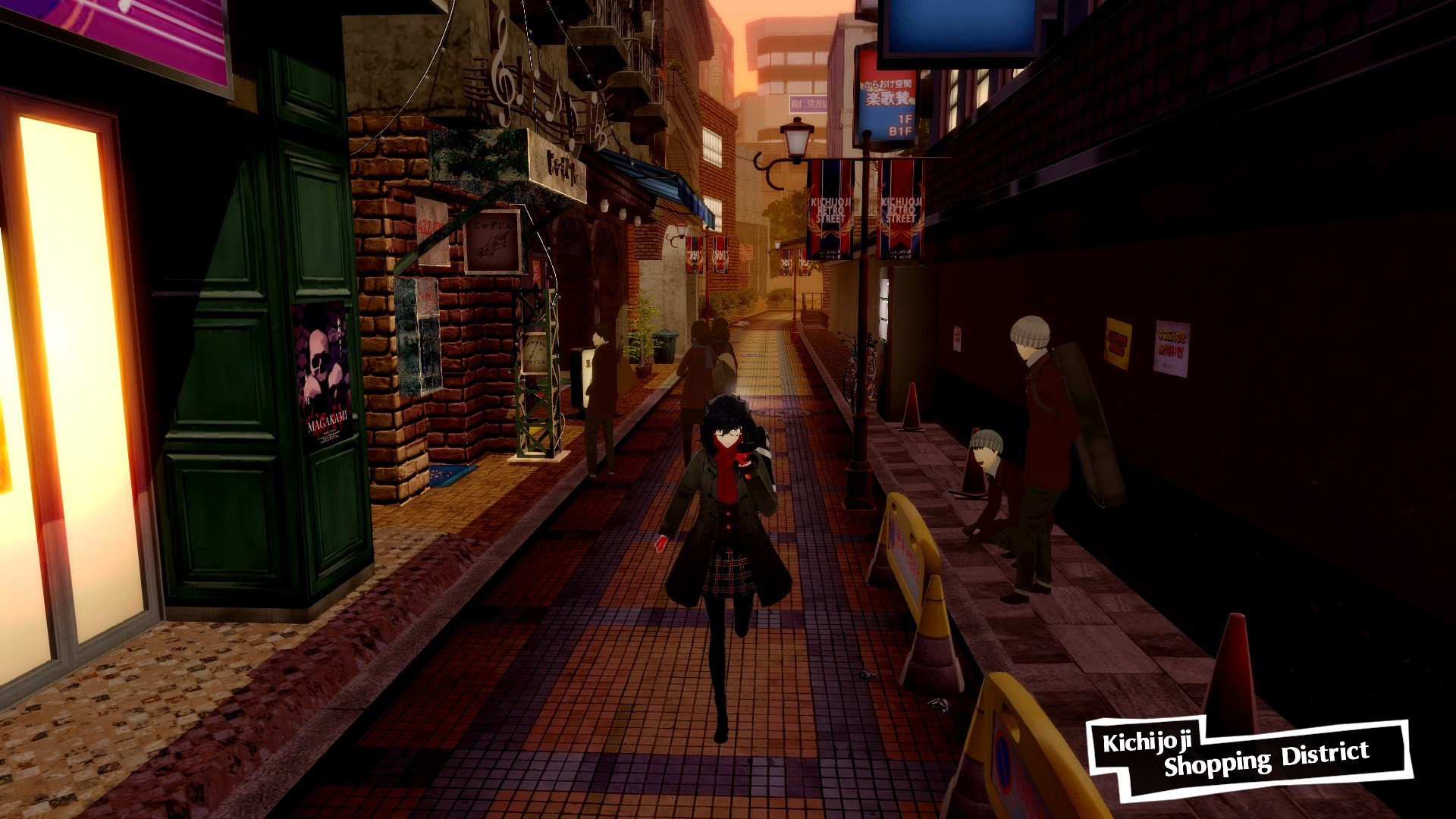 Image of Persona 5 Royal modded so that protagonist Joker is Female