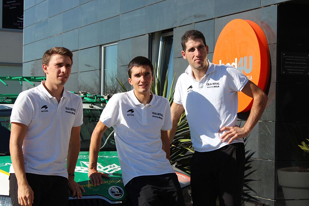 Jonathan Lastra, Pello Bilbao and Javier Armendia
