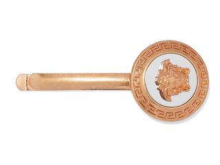 healthy hair Versace Gold and Silver-Tone Hair Slide, £142, Net-A-Porter