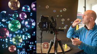 Home photography ideas: Bubbly bokeh shots in your front room