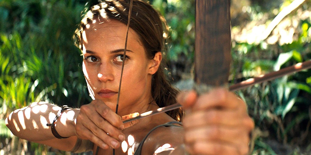 Alicia Vikander in Tomb Raider