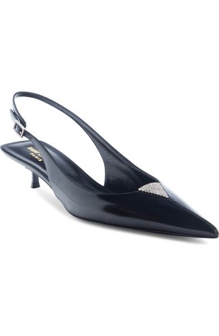 Cherish Kitten Heel Slingback Pump