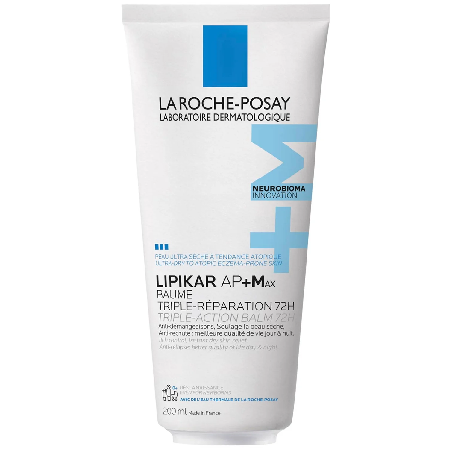 La Roche-Posay Lipikar Ap+max Triple-Action Balm for Ultra-Dry to Topic Eczema-Prone Skin 200ml