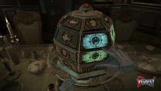 An ornate symbol puzzle from The 7th Guest.