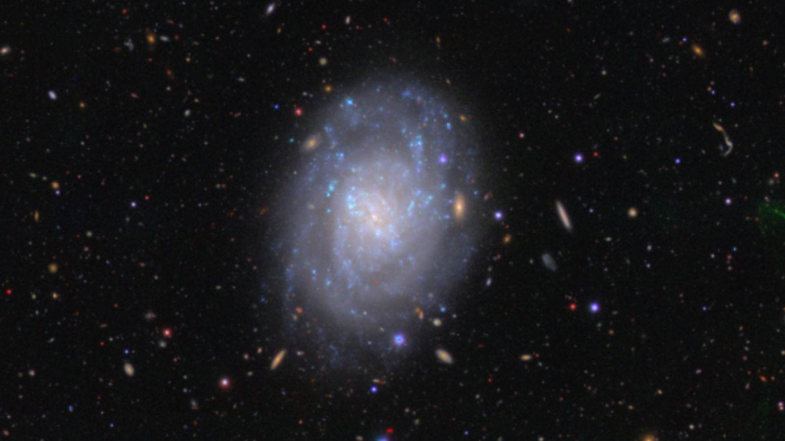 The galaxy NGC 941 was imaged by the Subaru Telescope at the summit of Maunakea, Hawai'i.