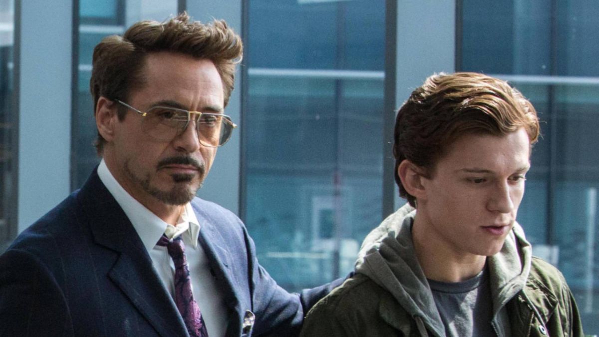 Robert Downey Jr. and Tom Holland