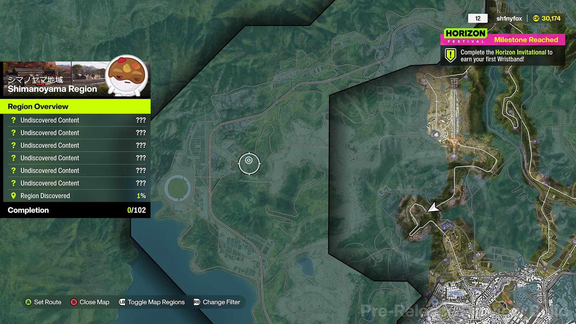 Examining each region on the Forza Horizon 6 map. 