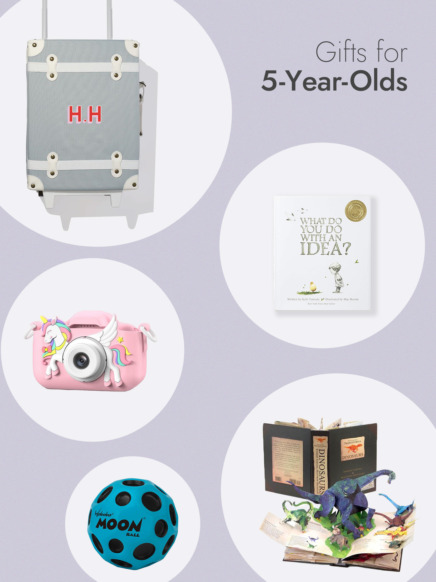 Various toys for 5-year-olds