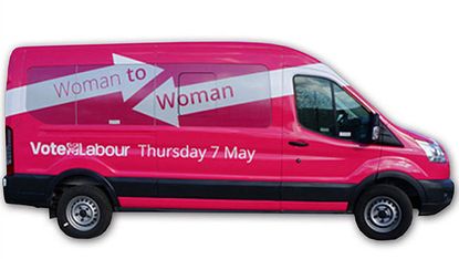 Labour's pink van