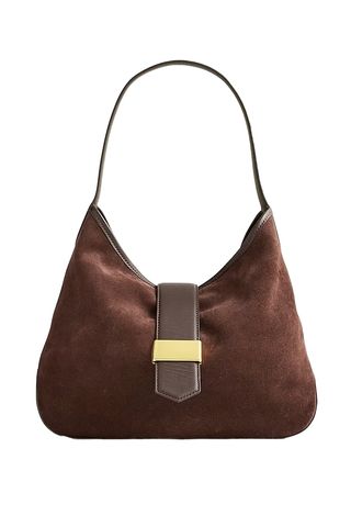 Berkeley Suede and Leather Shoulder Bag