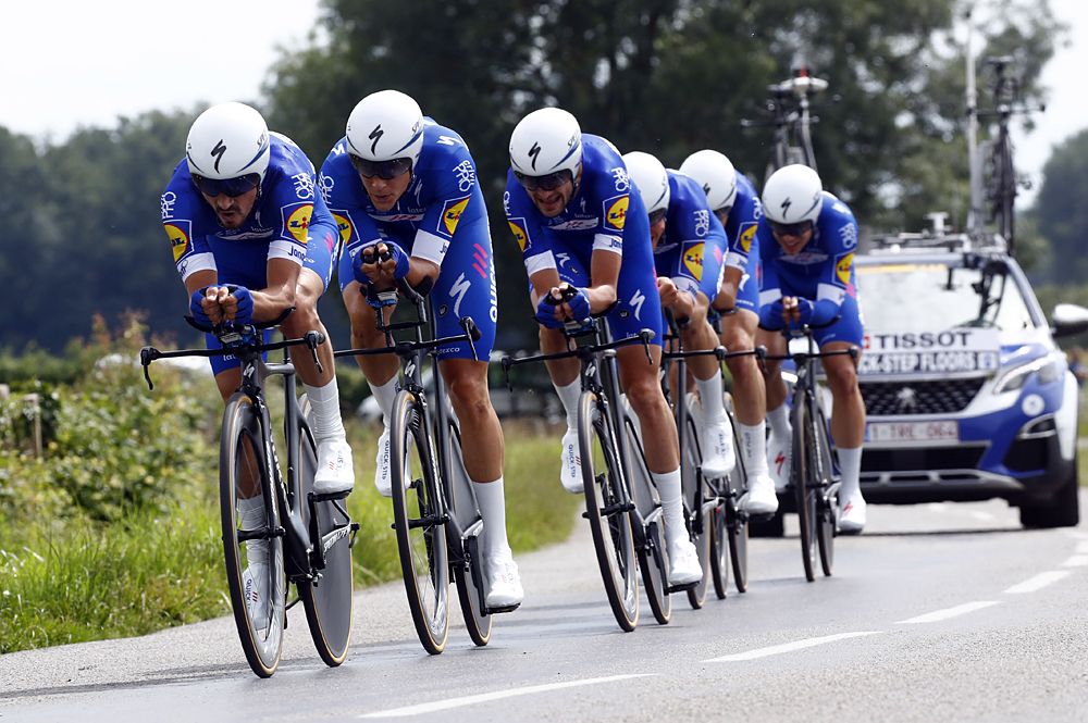 Quick-Step Floors at Criterium du Dauphine stage 3 team time trial